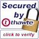 Thawte Secure Site - Click to verify
