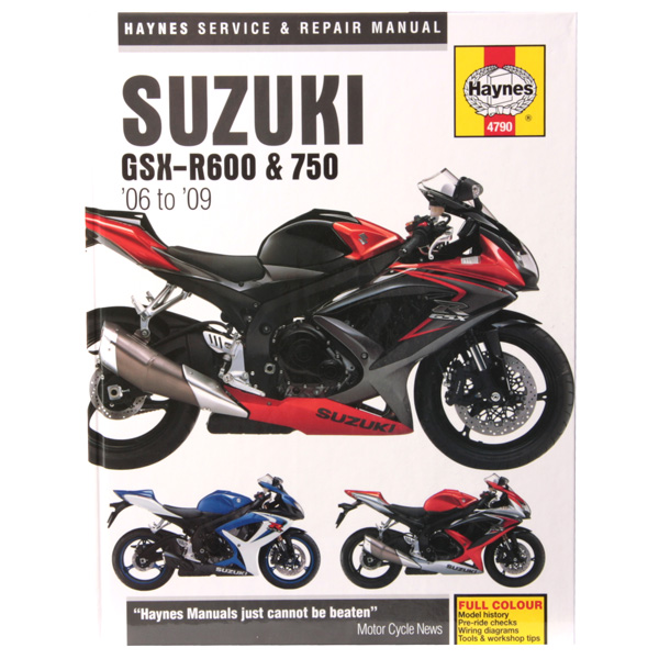 Haynes Manual - Suzuki GSXR 600 andamp; 750