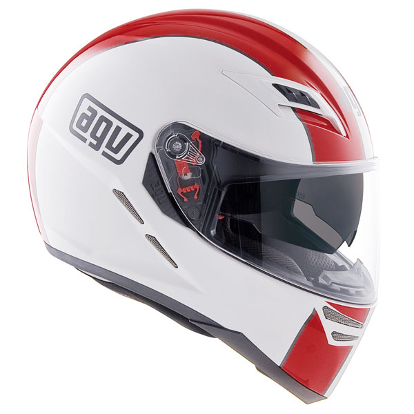 AGV S-4 SV Naked - White / Red