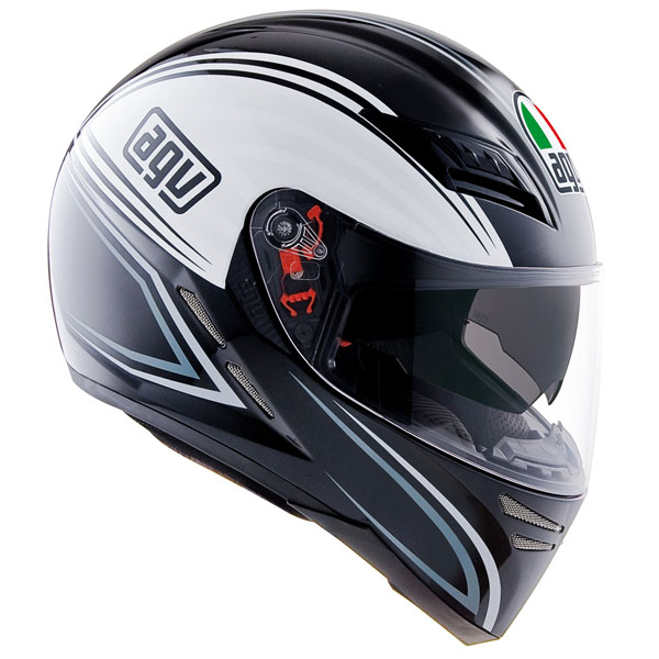 AGV S-4 SV Zebra - Black / White / Gun