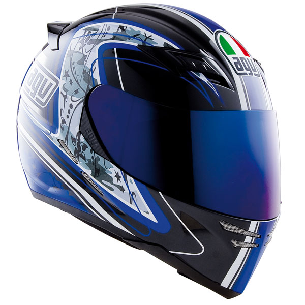 AGV Stealth SV Camouflage - Black / Blue / Silver