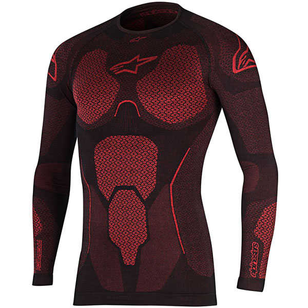 Alpinestars Ride Tech Long Sleeve Summer Top - Black / Red
