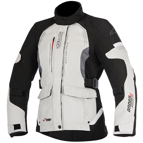 Alpinestars Stella Andes V2 Drystar Textile Jacket - Light Grey / Black