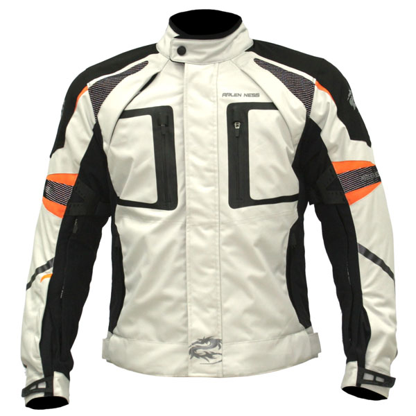 Arlen Ness NJ-8379 Jacket - Light Grey