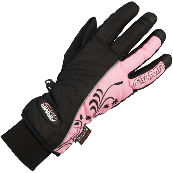 ARMR Moto Ladies LWP225 Glove - Black / Pink