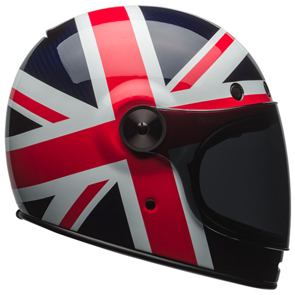 Bell Bullitt Carbon - Carbon Spitfire Blue / Red