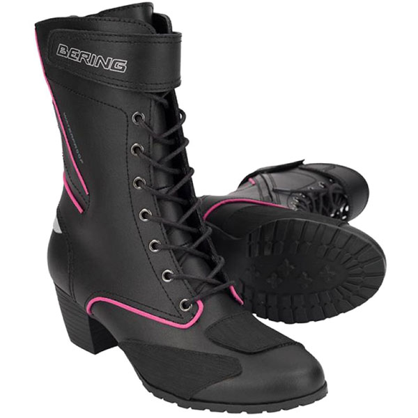Bering Ladies Morgane Boots - Black / Fuchsia