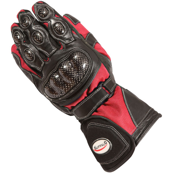 Buffalo Storm WP Gloves - Black / Red