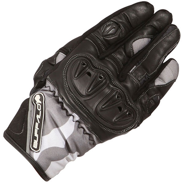 Buffalo Camo Gloves - Black / Camo