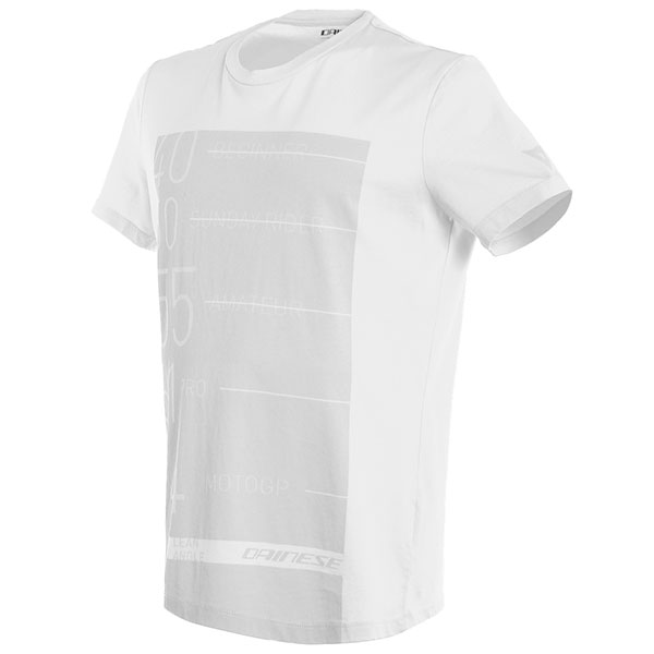 Dainese Lean Angle T-Shirt - White