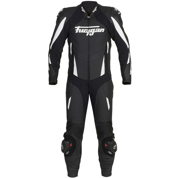 Furygan Dark Apex Perforated 1 Piece Suit - Black / White