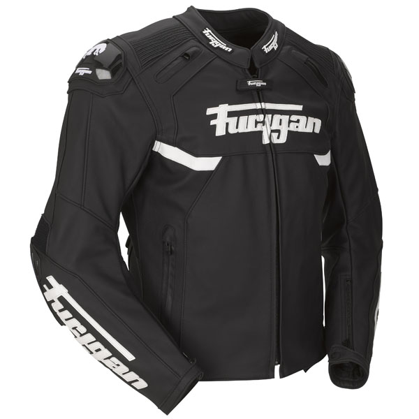 akira leather jacket black white water repellent leather sports jacket