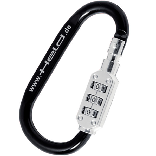 Held Helmet Buddy Combination Lock - Black