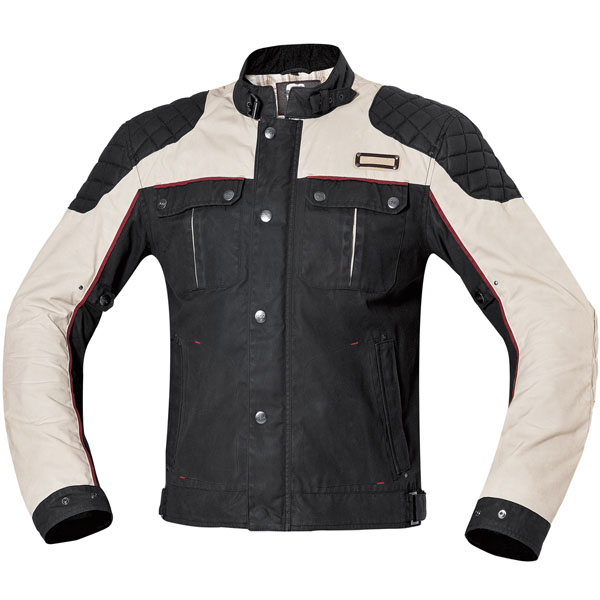 Sixy+Sixy+Six Held Sixty Six Motorcycle Jacket - Black / Grey / Red | eBay