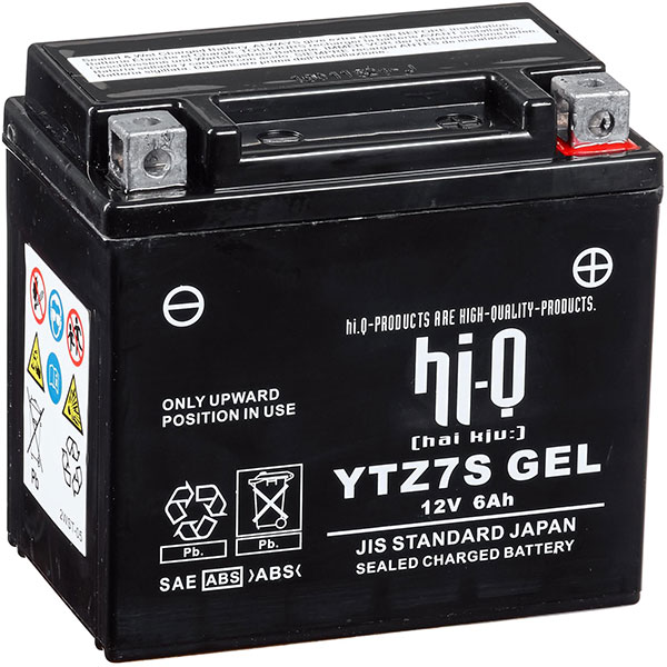 Hi-Q Motorcycle Gel Battery - MG7ZS / YTZ7S / YTZ6S