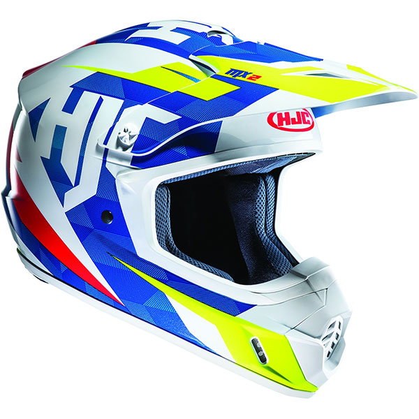 HJC CS-MX II Dakota - Blue / White / Fluo