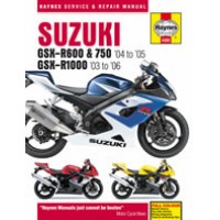 Haynes Manual - Suzuki GSXR 600, 750 & 1000