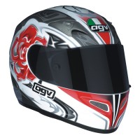 AGV Ti-Tech Evolution - Rose Red / White