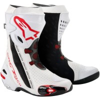 Alpinestars Supertech R Boots - White / Red Vented
