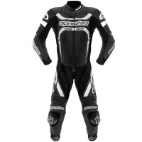 Alpinestars Motegi 1 Piece Suit - Black / White