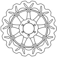 Galfer Front Brake Disc - DC660W