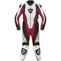 Rev'it Victory 1 Piece Leather Suit - White / Red