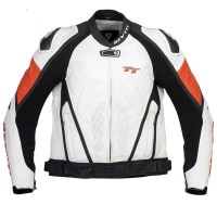 Rev'it TT Jacket - White / Red