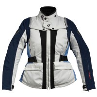 Rev'it Ladies Ventura Textile Jacket - Silver / Blue