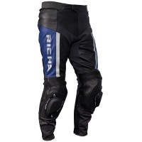 Richa Hub Leather Jeans - Black / Blue