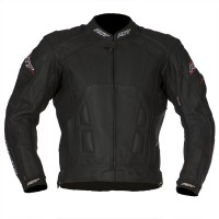 RST Slice Leather Jacket - Black