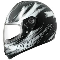 Shark S600 Moonlight - Matt Black / White / White