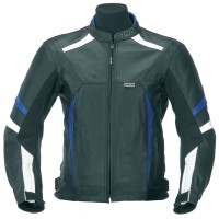 Spada Pro Tour Leather Jacket - Black / Blue