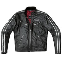 Spidi Heritage Leather Jacket - Black / Ice