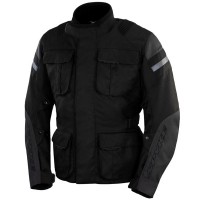 Spyke Flare Textile Jacket - Black / Gun