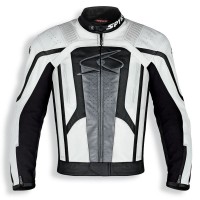 Spyke Motika GP Leather Jacket - White