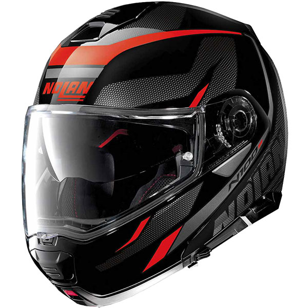 Nolan N100-5 Lumiere N-Com - Black / Red