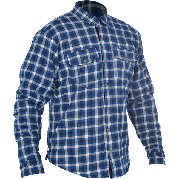 Oxford Kickback Aramid Fibre Shirt - Blue / White