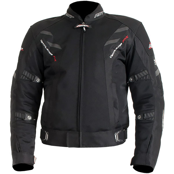 RST Pro Series Ventilator 5 CE Textile Jacket - Black / Black