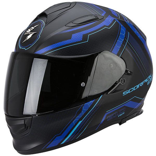 Scorpion Exo-510 Air Sync - Matt Black / Blue