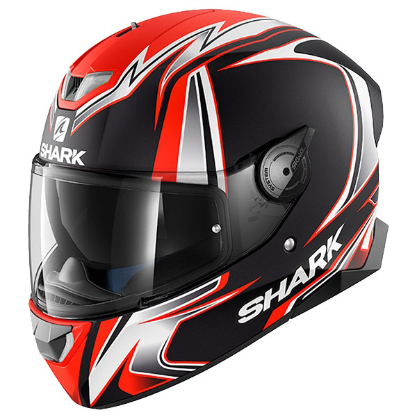 Shark Skwal 2 Sykes Replica - Matt Black / White / Orange