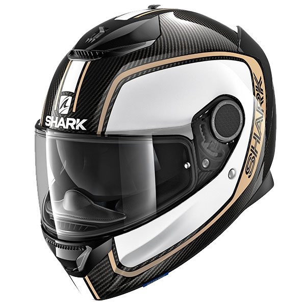 Shark Spartan Carbon Priona - White / Gold