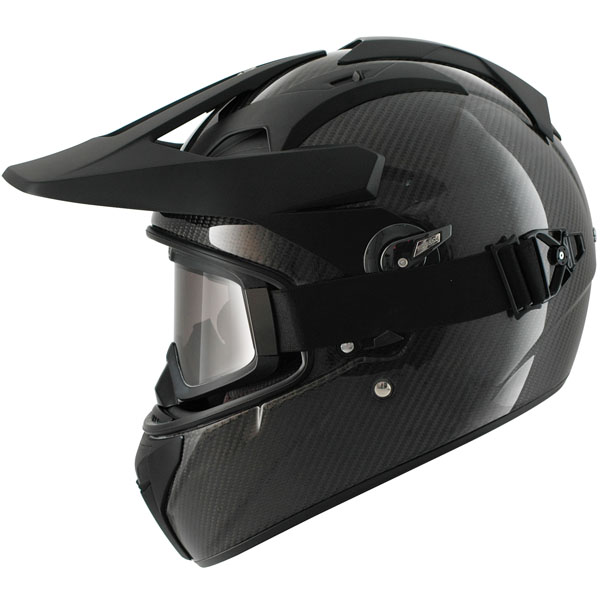 Shark Explore R Carbon Skin - Dark / Silver / Black