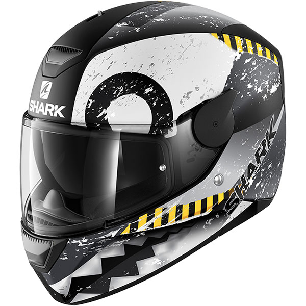 Shark D-Skwal Saurus - Matt Black / White / Anthracite