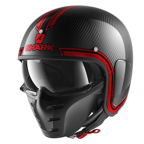 Shark S Drak Vinta - Carbon / Red
