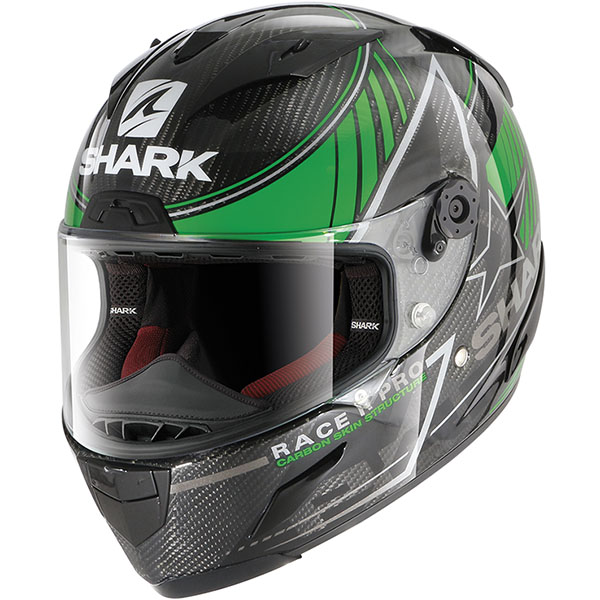 Shark Race R Pro Carbon Kolov - Green / Black