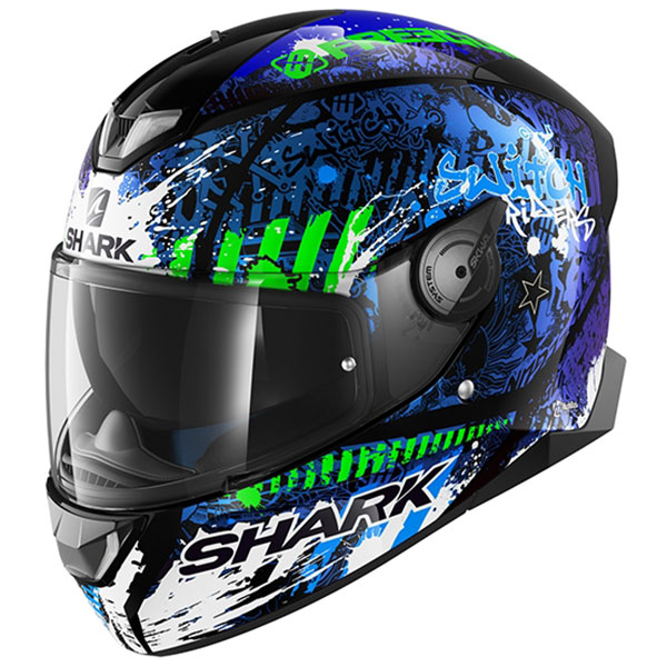 Shark Skwal 2 Switch Rider 2 - Black / Blue / Green