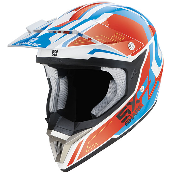 Shark SX2 Bhauw - White / Red / Blue