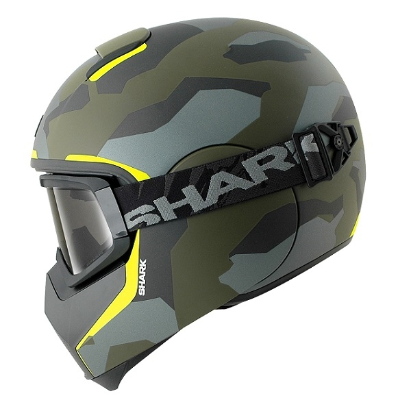Shark Vancore Wipeout - Matt Green Camo / Yellow