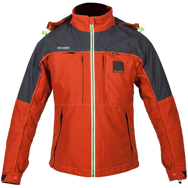 Spada Seeker Waterproof Textile Jacket - Burnt Orange