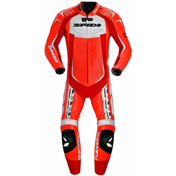 Spidi Track Wind Replica 1 Piece Suit - Red / White